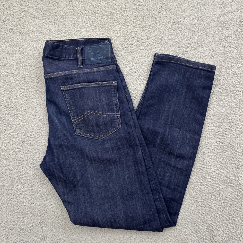 Patagonia Performance Straight Fit Jeans Organic Cotton Stretch Men's 32 x 32